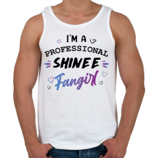 PRINTFASHION Fangirl - Shinee - Férfi atléta - Fehér