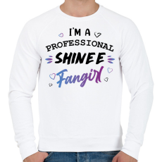 PRINTFASHION Fangirl - Shinee - Férfi pulóver - Fehér