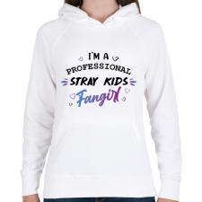 PRINTFASHION Fangirl - Stray Kids - Női kapucnis pulóver - Fehér női pulóver, kardigán