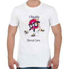 PRINTFASHION Fánk  - Férfi póló - Fehér férfi póló