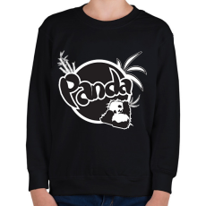 PRINTFASHION fanta panda - Gyerek pulóver - Fekete