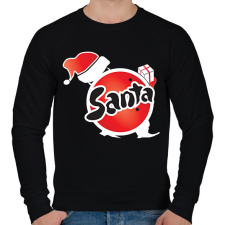 PRINTFASHION fanta santa - Férfi pulóver - Fekete férfi pulóver, kardigán