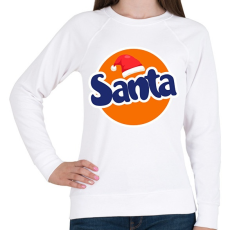 PRINTFASHION Fanta Santa - Női pulóver - Fehér