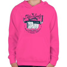 PRINTFASHION Fanyűvők - Gyerek kapucnis pulóver - Fukszia gyerek pulóver, kardigán