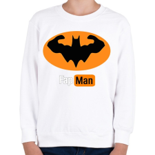 PRINTFASHION fapman - Gyerek pulóver - Fehér gyerek pulóver, kardigán