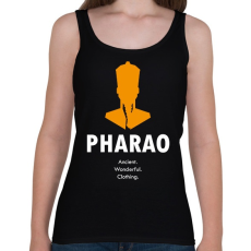 PRINTFASHION Fáraó fej - Női atléta - Fekete