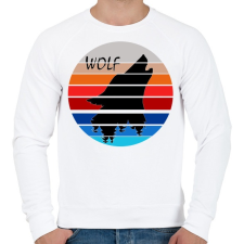 PRINTFASHION Farkas  - Férfi pulóver - Fehér férfi pulóver, kardigán