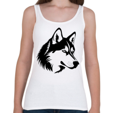 PRINTFASHION Farkas - Női atléta - Fehér