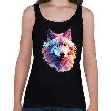 PRINTFASHION farkas - Női atléta - Fekete