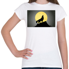 PRINTFASHION farkas - Női póló - Fehér női póló