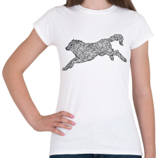 PRINTFASHION Farkas - Női póló - Fehér női póló