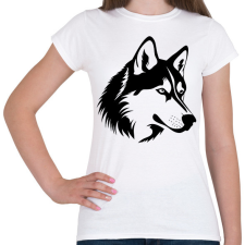PRINTFASHION Farkas - Női póló - Fehér női póló
