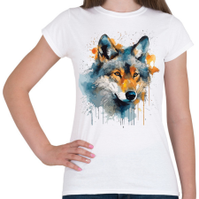 PRINTFASHION farkas - Női póló - Fehér női póló