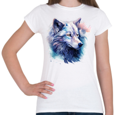 PRINTFASHION farkas - Női póló - Fehér női póló