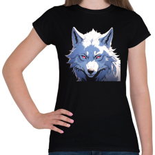 PRINTFASHION farkas - Női póló - Fekete női póló