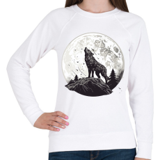 PRINTFASHION Farkas  - Női pulóver - Fehér