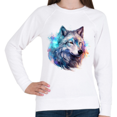 PRINTFASHION farkas - Női pulóver - Fehér