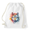 PRINTFASHION Farkas - Sportzsák, Tornazsák - Fehér