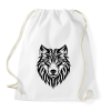 PRINTFASHION Farkas  - Sportzsák, Tornazsák - Fehér