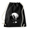 PRINTFASHION farkas - Sportzsák, Tornazsák - Fekete