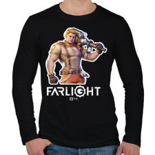 PRINTFASHION Farlight84 - Captain - Férfi hosszú ujjú póló - Fekete férfi póló