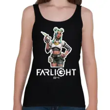 PRINTFASHION Farlight84 - Ceanna - Női atléta - Fekete női trikó