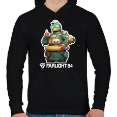 PRINTFASHION Farlight84 - Ducksyde - Férfi kapucnis pulóver - Fekete