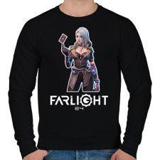 PRINTFASHION Farlight84 - Lucinda - Férfi pulóver - Fekete férfi pulóver, kardigán