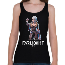 PRINTFASHION Farlight84 - Lucinda - Női atléta - Fekete női trikó