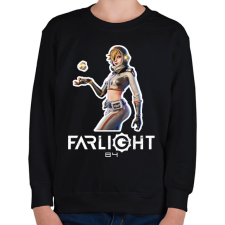 PRINTFASHION Farlight84 - Syfer - Gyerek pulóver - Fekete gyerek pulóver, kardigán