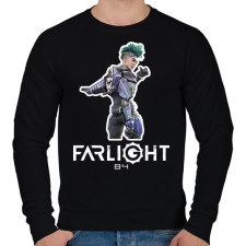 PRINTFASHION Farlight84 - Yong - Férfi pulóver - Fekete férfi pulóver, kardigán