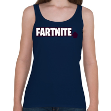 PRINTFASHION Fartnite - Női atléta - Sötétkék női trikó