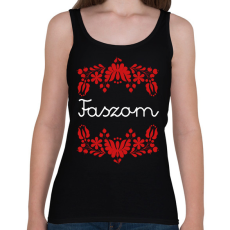 PRINTFASHION Faszom - Női atléta - Fekete