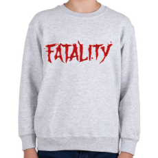 PRINTFASHION Fatality - Gyerek pulóver - Sport szürke
