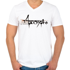 PRINTFASHION Fate/Apocrypha logo - Férfi V-nyakú póló - Fehér férfi póló