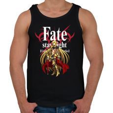 PRINTFASHION Fate stay night - Férfi atléta - Fekete