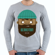 PRINTFASHION Favágó - Férfi hosszú ujjú póló - Sport szürke férfi póló