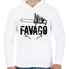 PRINTFASHION favágó - Férfi kapucnis pulóver - Fehér férfi pulóver, kardigán