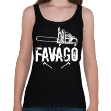 PRINTFASHION favágó - Női atléta - Fekete női trikó