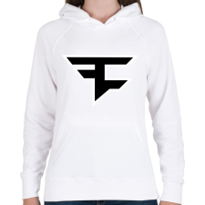 PRINTFASHION Faze Clan logo - Női kapucnis pulóver - Fehér női pulóver, kardigán