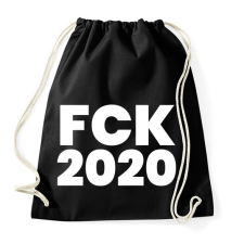PRINTFASHION Fck 2020 - Sportzsák, Tornazsák - Fekete tornazsák