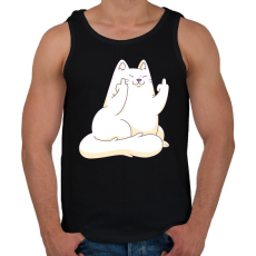 PRINTFASHION FCK cica - Férfi atléta - Fekete