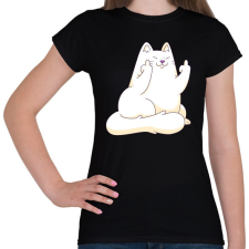 PRINTFASHION FCK cica - Női póló - Fekete női póló