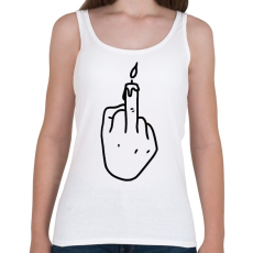 PRINTFASHION FCK gyertya - Női atléta - Fehér