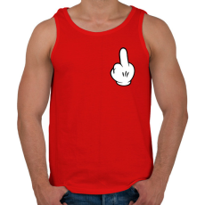 PRINTFASHION FCK logo - Férfi atléta - Piros