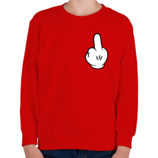 PRINTFASHION FCK logo - Gyerek pulóver - Piros