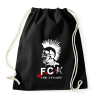 PRINTFASHION Fck the system - Sportzsák, Tornazsák - Fekete