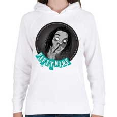 PRINTFASHION fckofffiftynineasd-01.png - Női kapucnis pulóver - Fehér