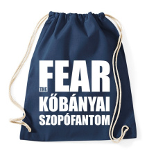 PRINTFASHION Fear the kőbányai szopófantom - Sportzsák, Tornazsák - Sötétkék tornazsák