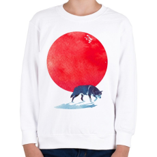 PRINTFASHION Fear the red - Gyerek pulóver - Fehér